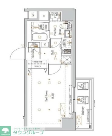 The Log日本橋の物件間取画像